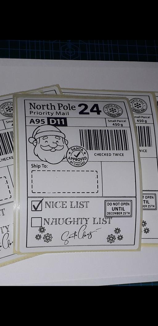 training Page Moss Knowsley - Photos for 10 santa north pole post labels