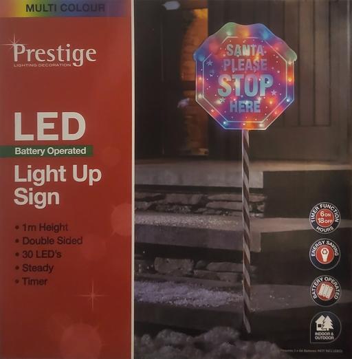 Buy & Sell Burton Latimer North Northamptonshire - Photos for Santa stop here sign