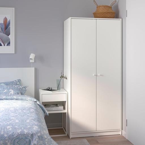 Buy & Sell Selhurst South East London - Photos for Ikea white single wardrobe KLEPPSTAD