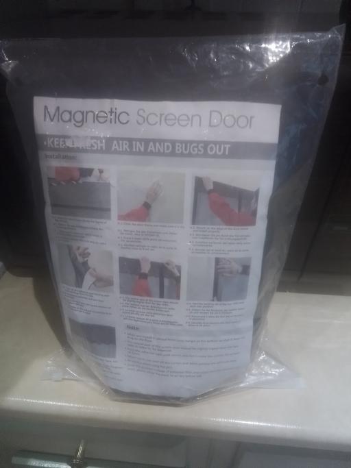 Buy & Sell Streetly Walsall - Photos for BRAND NEW IN BAG MAGNETIC SCREEN DOOR