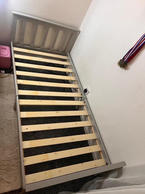 Buy & Sell Woodgate Birmingham - Photos for Grey single bed and mattress