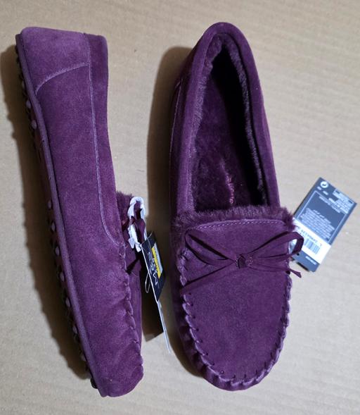 Buy & Sell Amblecote Dudley - Photos for M&S Slippers Plum Purple Suede UK 6 New