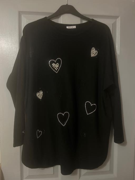 Buy & Sell Cadeby Doncaster - Photos for Beautiful sparkle jumper size 20/22 black