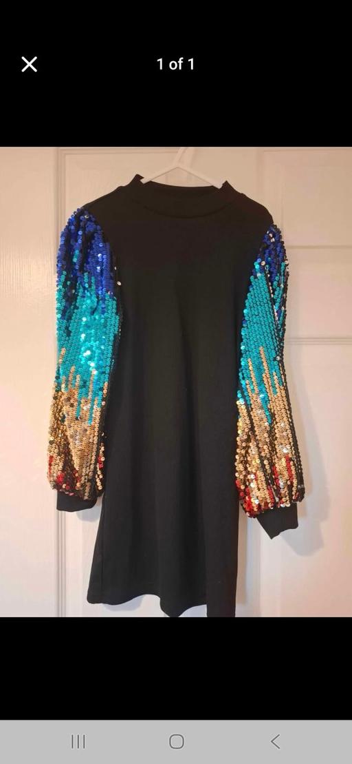 Buy & Sell Gledhow Leeds - Photos for Girls Stretch Dress with Sequin Arms