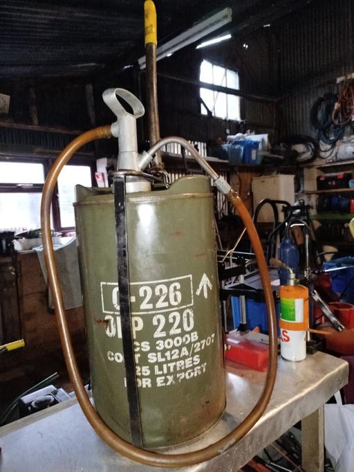 Buy & Sell Hockley Tamworth - Photos for Vintage Military Issue Oil Pump Dispenser