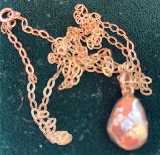 Buy & Sell Yeovil Somerset - Photos for 9ct Gold Nugget & Round CZ Necklace 375