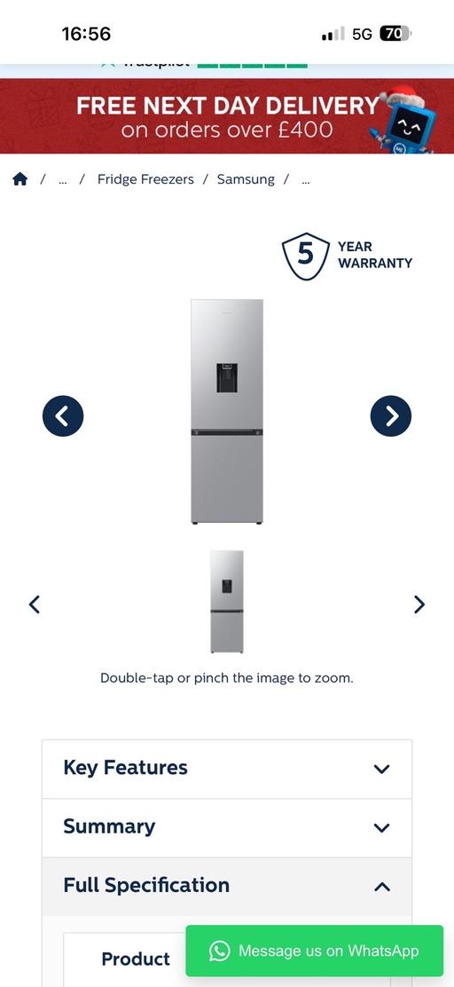 Buy & Sell Purley Croydon - Photos for Fridge freezer