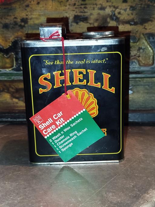 Buy & Sell Tame Valley Industrial Estate Tamworth - Photos for Vintage NOS Shell Car Care Kit Oil Tin Full
