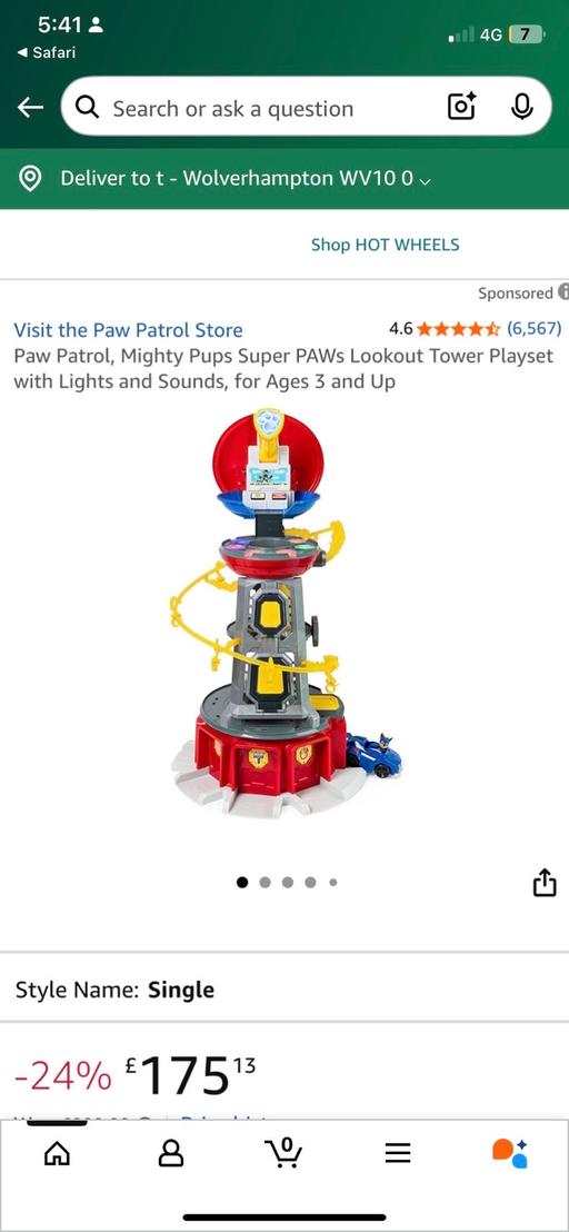 Buy & Sell Bilston Wolverhampton - Photos for Paw patrol tower