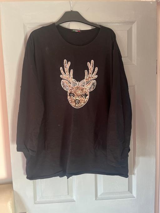 Buy & Sell Conisbrough Doncaster - Photos for Beautiful black jumper size 20 ladies