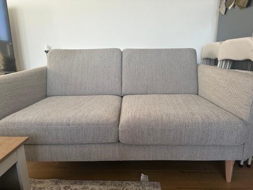 Buy & Sell Creekmouth East London - Photos for Large 2 seater warm grey sofa (less than 1yo)