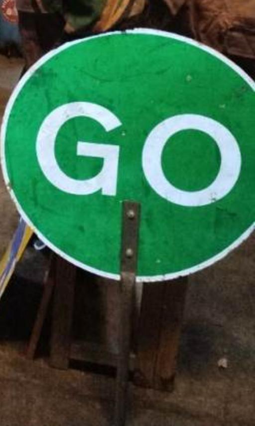 Buy & Sell Hockley Tamworth - Photos for Vintage Metal Stop Go Sign On Pole