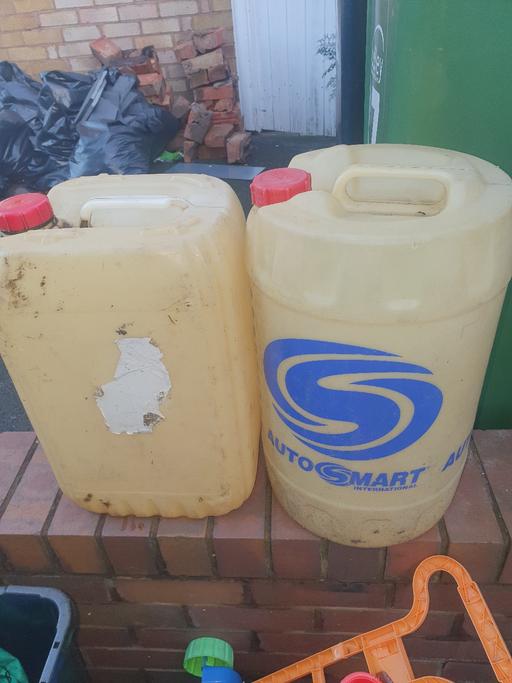 Buy & Sell Gornal Wood Dudley - Photos for 2 , 20L Plastic Tubs, Used For Diesel,Useful