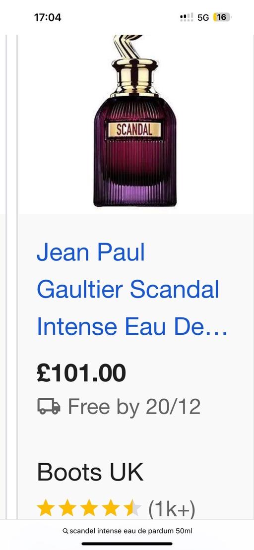 Buy & Sell Bedfont Hounslow - Photos for Jean Paul Gualtier Scandal