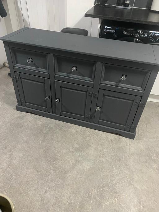 Buy & Sell Amblecote Dudley - Photos for Grey pine side table vgc