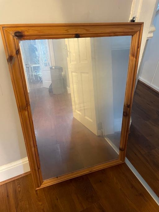 Buy & Sell Sandfield Park Liverpool - Photos for Large pine mirror