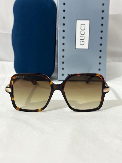 Buy & Sell Watford Three Rivers - Photos for Gucci Womes Square Sunglasses Brown Havana