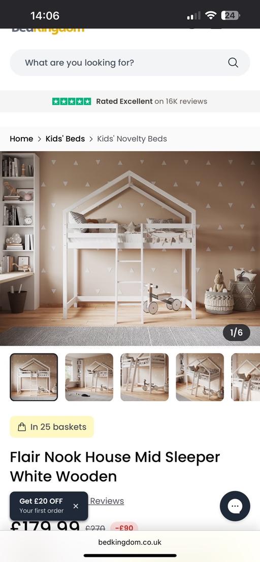 Buy & Sell Kingsford Colchester - Photos for High sleeper kids bed