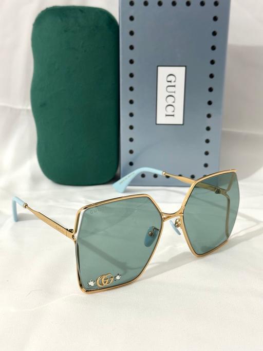 Buy & Sell Bushey Hertsmere - Photos for Gucci Women’s Square Sunglasses Blue Gold