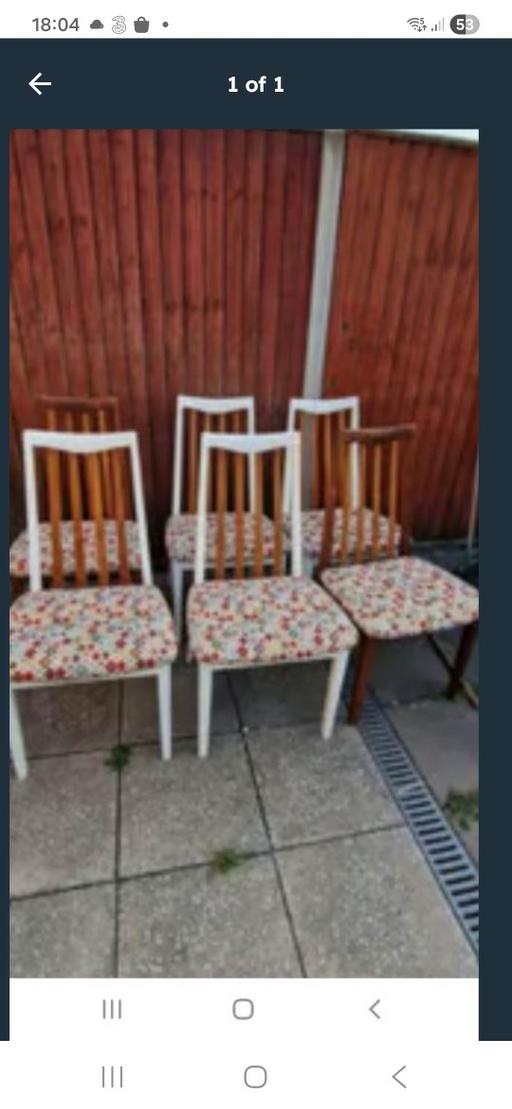 Buy & Sell Hayes Hillingdon - Photos for G plan style dining chairs x 6