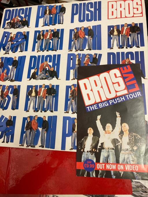 Buy & Sell Clevedon North Somerset - Photos for BROS PUSH INNER AND FLYER VINYL EX