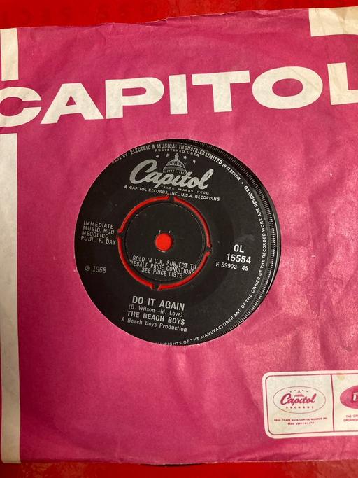 Buy & Sell Clevedon North Somerset - Photos for BEACH BOYS DO IT AGAIN EX SINGLE 1968