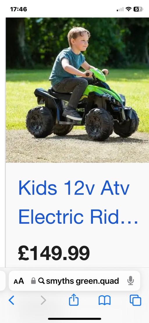 Buy & Sell Selly Oak Birmingham - Photos for Kids quad 12. Volt