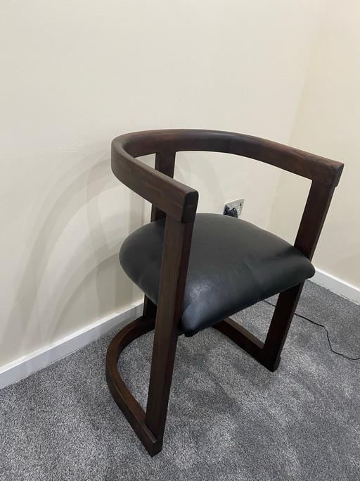Buy & Sell Cadmore End Buckinghamshire - Photos for Black leather tripod chair