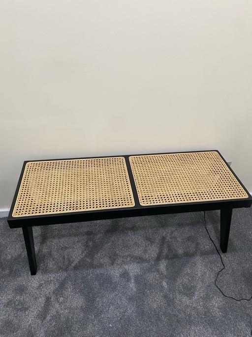 Buy & Sell Cadmore End Buckinghamshire - Photos for Black rattan bench