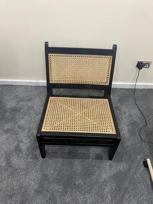 Buy & Sell Cadmore End Buckinghamshire - Photos for Black rattan kangaroo chair