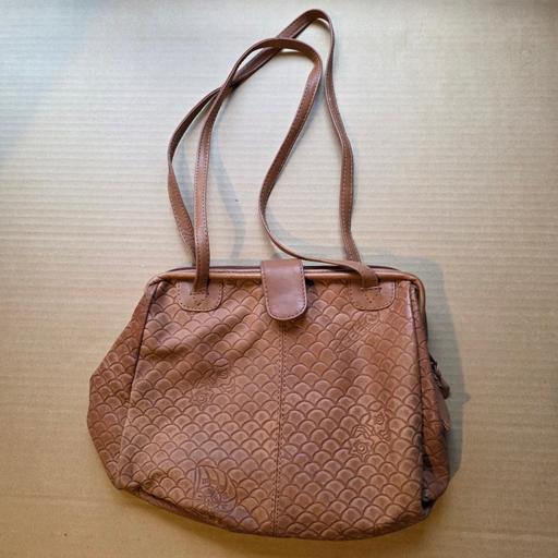 Buy & Sell Stourbridge Dudley - Photos for Salisburys Brown Real Leather Handbag