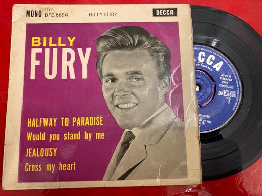 Buy & Sell Clevedon North Somerset - Photos for BILLY FURY 1961 E P VINYL 4 TRACKS