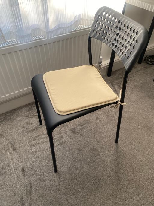 Buy & Sell Barnet Gate North London - Photos for ADDE black chairs (3 chairs)