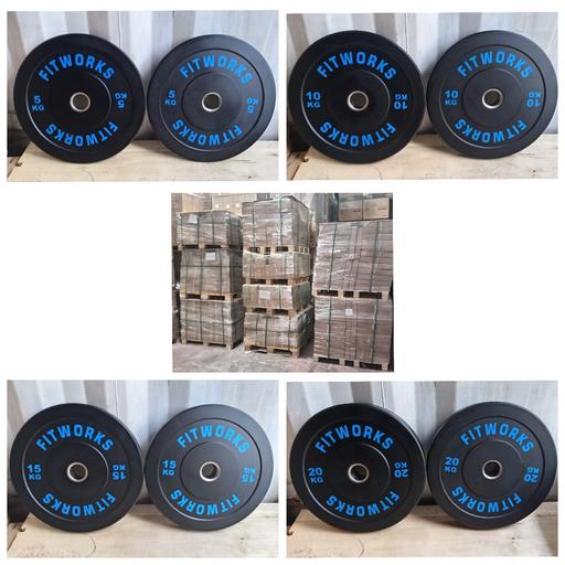 Buy & Sell Over Hulton Bolton - Photos for 100kg Bumper weight plates Brand-new