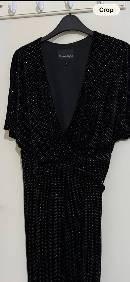 Buy & Sell Tottenham North London - Photos for Phase Eight Black Shimmer Velvet Maxi Dress