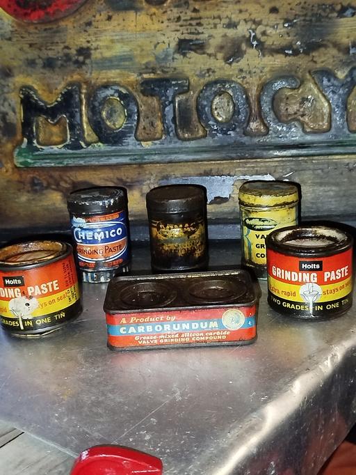 Buy & Sell Tame Valley Industrial Estate Tamworth - Photos for Lot Of Vintage Grinding Paste Compound Tins