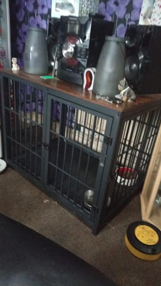 Buy & Sell Shard End Birmingham - Photos for large metal dog cage with solid oak top