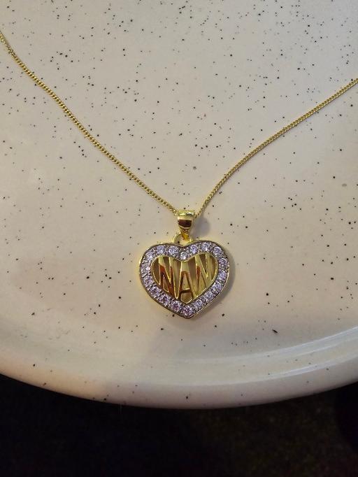 Buy & Sell Tipton Sandwell - Photos for 9ct gold plated sterling silver nan necklace