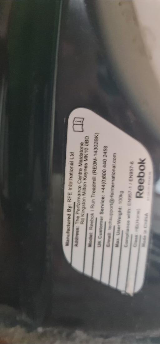 Buy & Sell Harpurhey Manchester - Photos for Reebok threadmill I Run