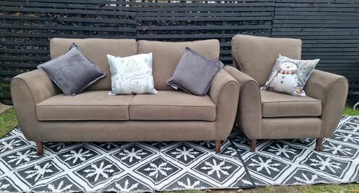Buy & Sell Wednesfield Wolverhampton - Photos for Brown DFS Aurora Sofas..3&1..🚚🚚🎄🎄