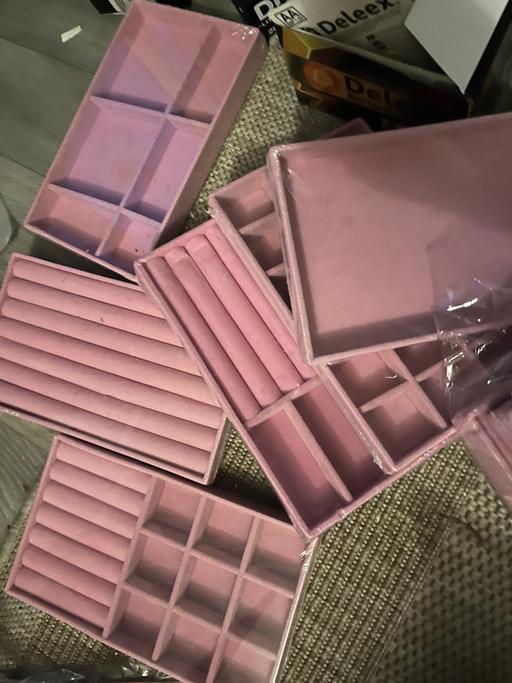Buy & Sell Wednesfield Wolverhampton - Photos for 6 jewelry trays 3£ all