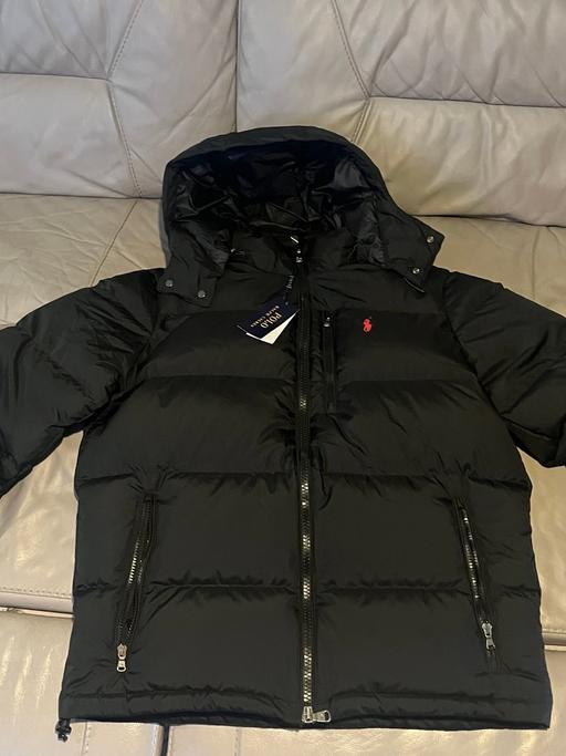 Buy & Sell Tamworth Staffordshire - Photos for Black polo Ralph Lauren puffer jacket men’s m