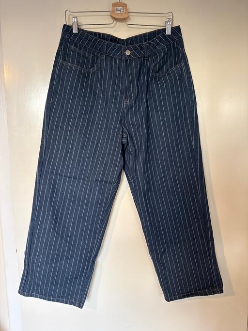 Buy & Sell Maryhill Glasgow - Photos for Denim pin-striped trousers