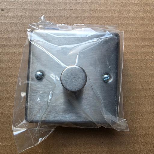 Buy & Sell Stourbridge Dudley - Photos for Dimmer Light Switch Brushed Stainless Steel