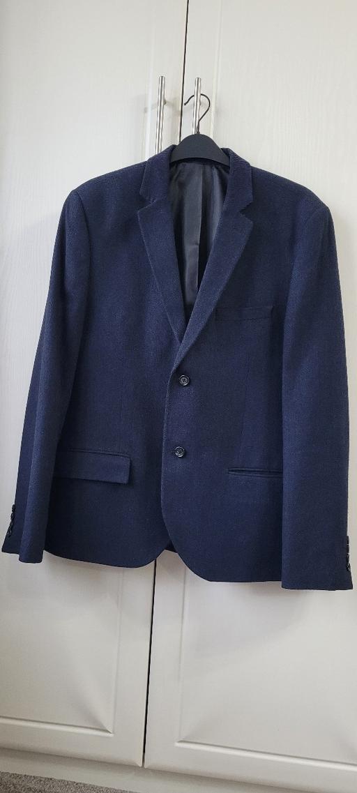 Buy & Sell Great Houghton Barnsley - Photos for Topman blue herringbone pattern blazer