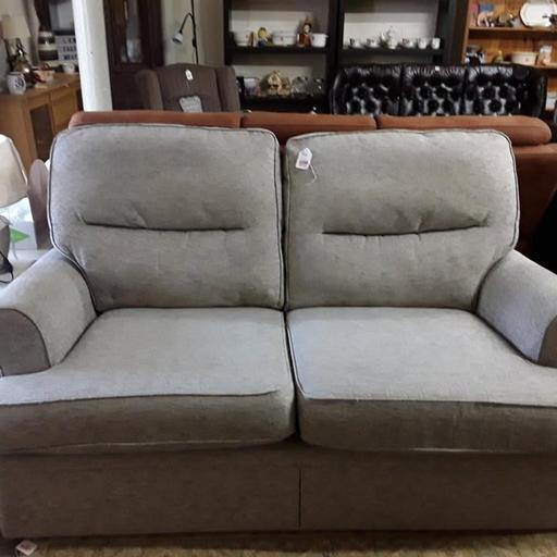 Buy & Sell Saint Pauls Trading Estate Tameside - Photos for Modern grey fabric M&S two-seater sofa