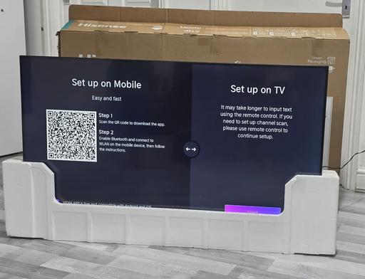 Buy & Sell Loxford East London - Photos for Hisense 50” TV 4K QLED model 50E7NQTUK