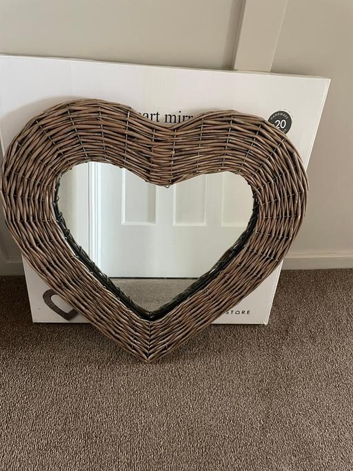 Buy & Sell Rednal Birmingham - Photos for Large Matalan 48cm Wicker Mirror