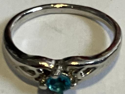 Buy & Sell Yeovil Somerset - Photos for Ladies jewellery silver blue topaz ring 0.32c