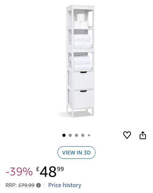 Buy & Sell Marston Green Solihull - Photos for New Bathroom Cabinet Shelf Draws